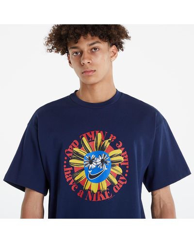 Nike Short sleeve t-shirt college navy - Blau