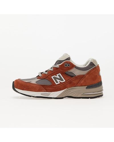 New Balance Sneakers 991 Made In Uk Birch/ Gray Us 9 - Brown