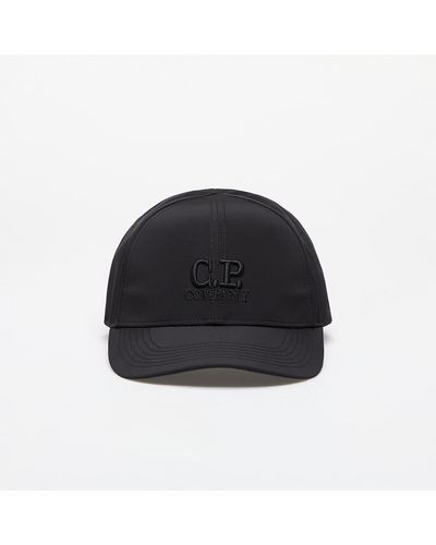 C.P. Company Chrome-r Logo Cap - Black