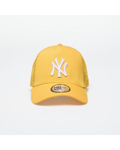 KTZ New York Yankees 9forty Trucker Grilled Yellow/ White