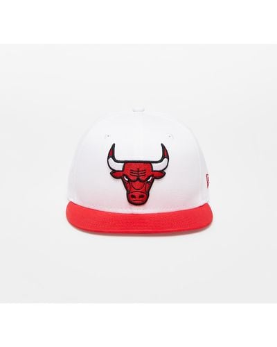 KTZ Chicago Bulls Crown Team 9Fifty Snapback Cap - Red