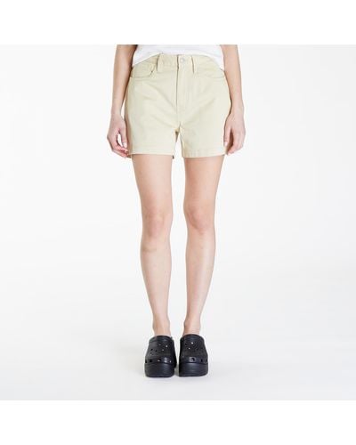 Calvin Klein Jeans Woven Label Mom Short - Natural