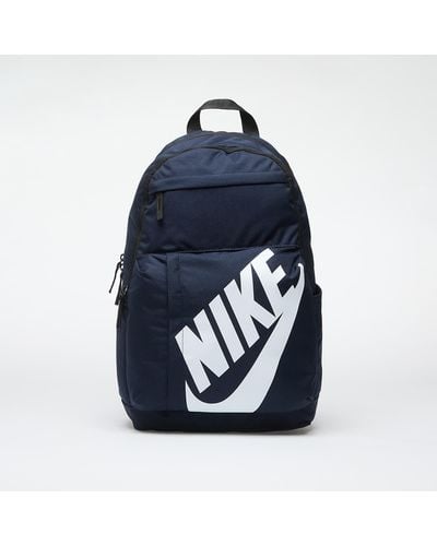 Nike Sportswear elemental backpack obsidian/ black/ white - Blau
