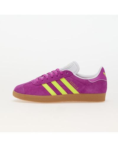 adidas Originals Adidas Gazelle W Purbur/ Solar Yellow/ Off White - Purple