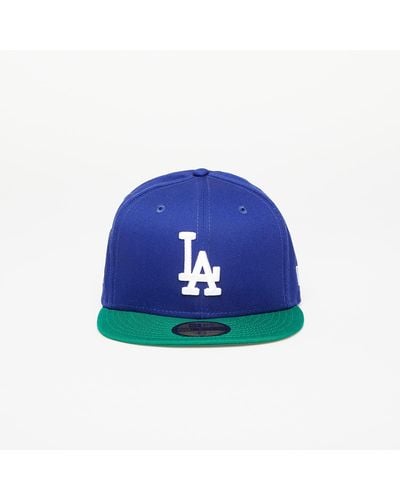 KTZ Los Angeles Dodgers Mlb Team Color 59fifty Fitted Cap Dark Royal/ White - Blue