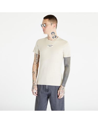Calvin Klein Jeans Transparent Stripe S/s T-shirt - Wit