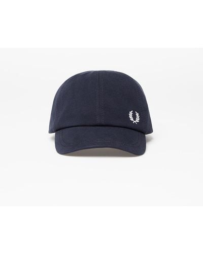Fred Perry Pique Classic Cap Navy/ Snow White - Blue