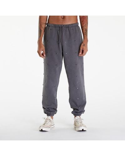 PATTA Studded Washed jogging Pants Volcanic Glass - Blue