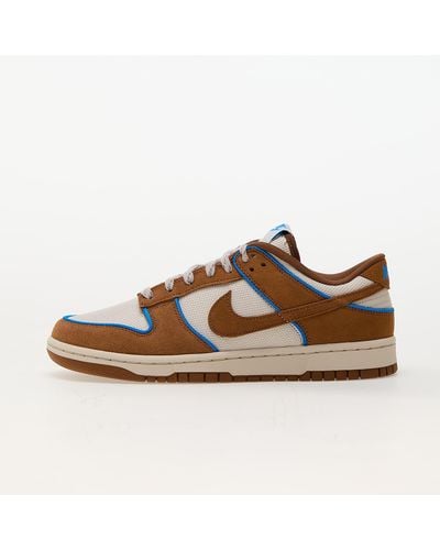 Nike Dunk low retro prm light orewood brown/ light british tan-photo blue - Marrone
