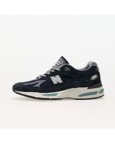 New Balance 991 Made In Uk Dark Navy/ Smoked Pearl/ Silver - Blue