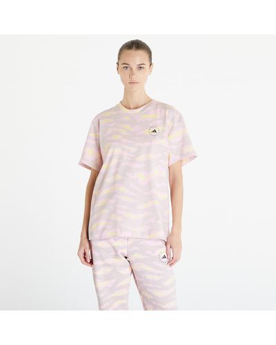 adidas Originals Adidas X Stella Mccartney T-shirt New Rose/ Yellow/ True - Pink