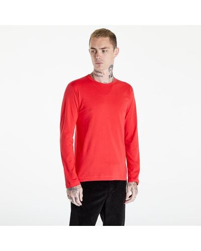 Comme des Garçons Long Sleeve Knit T-Shirt - Red