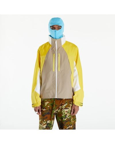 Nike X Nocta X L'art De L'automobile Nrg Tech Hooded Jacket Khaki/ Vivid Sulfur/ Sail/ Baltic Blue - Geel