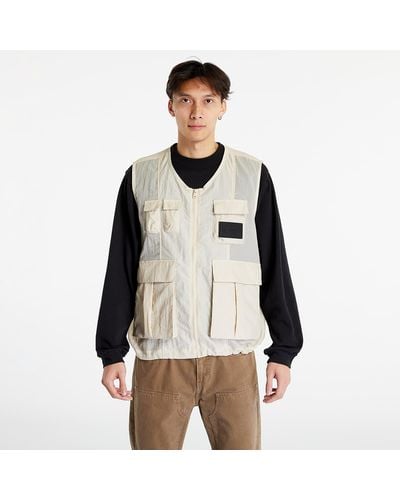 Calvin Klein Jeans mesh ripstop utility vest - Neutre