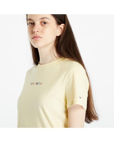 Tommy Hilfiger Regular color serif t-shirt - Natur