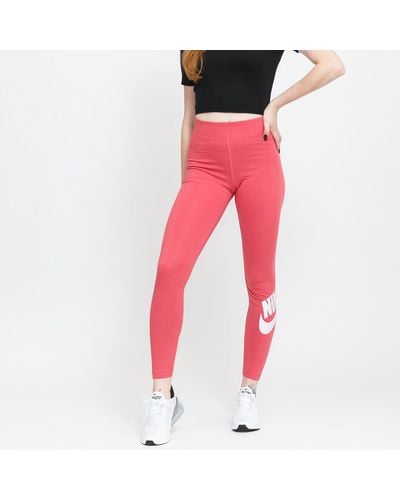 Nike Sportswear essential gx high-rise legging pink - Rot