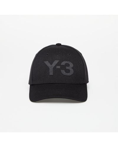 Y-3 Logo Cap / - Black