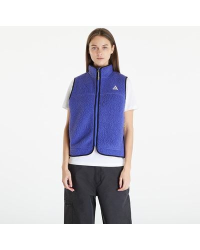 Nike Acg arctic wolf vest persian violet/ black/ summit white - Bleu