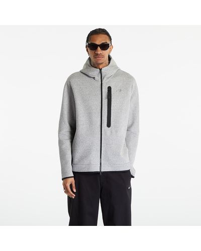 Nike Sportswear Tech Fleece Full-Zip Hoodie Grey - Blau