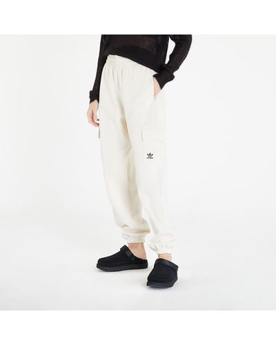 adidas Originals Adidas Essentials Fleece Cargo jogger Wonder - White
