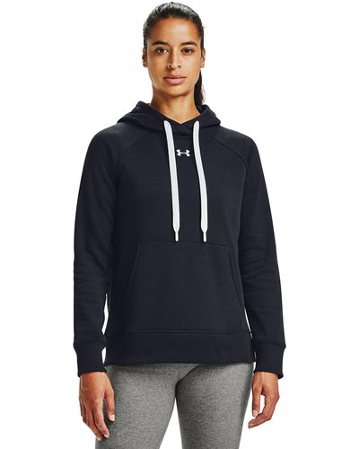 Under Armour Rival Fleece Pull-over Hoodie - Blue