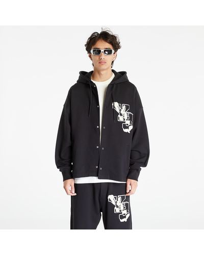 Y-3 Graphic french terry hoodie - Noir