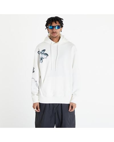 Y-3 Graphic French Terry Hoodie Unisex Off White