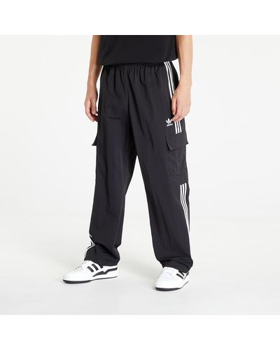 adidas Originals Adicolor 3-stripes cargo tracksuit bottoms - Schwarz