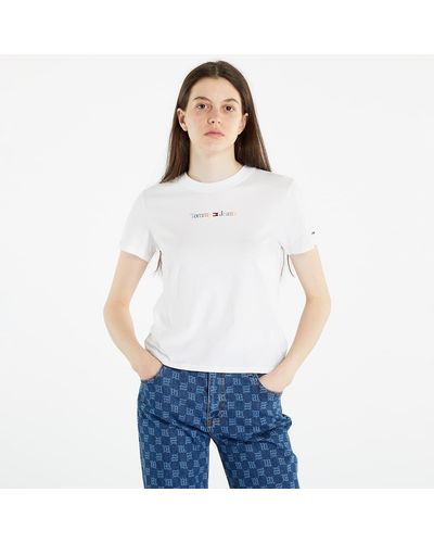 Tommy Hilfiger Regular color serif t-shirt - Weiß