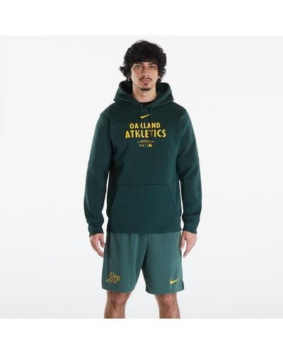 Nike Ac tf hoodie po oakland athletics pro green/ pro green - Grün