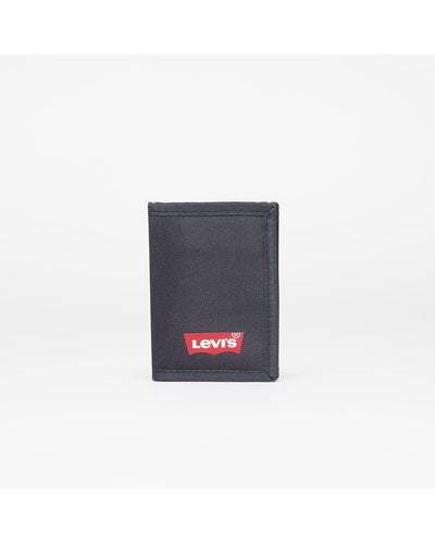 Levi's Wallet Batwing Trifold Wallet Dark - Blue