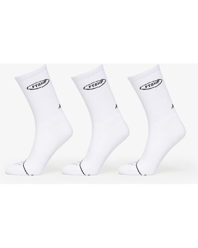 Footshop Basic But Not Basic Socks 3-Pack - White