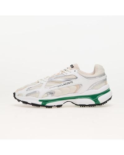 Lacoste L003 White/ Green - Wit