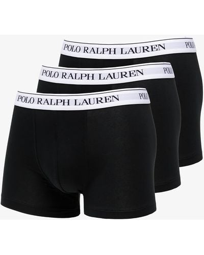 Ralph Lauren Classics 3 Pack Trunks / White - Black