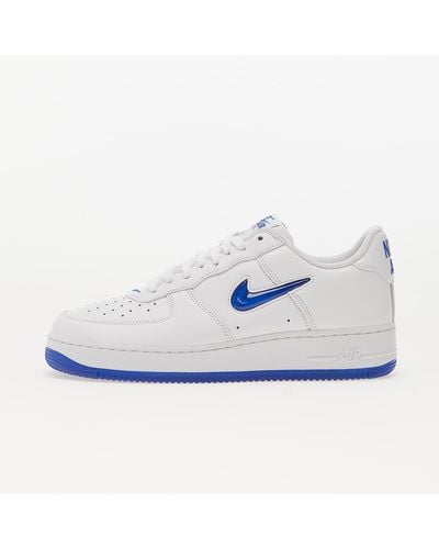 Nike Air force 1 low retro white/ hyper royal - Bleu
