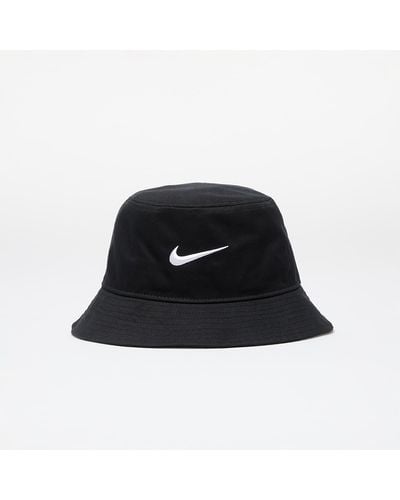 Nike Apex Swoosh Bucket Hat Black/ White - Zwart