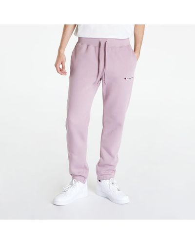 Champion Logo elastic cuff pants - Pink