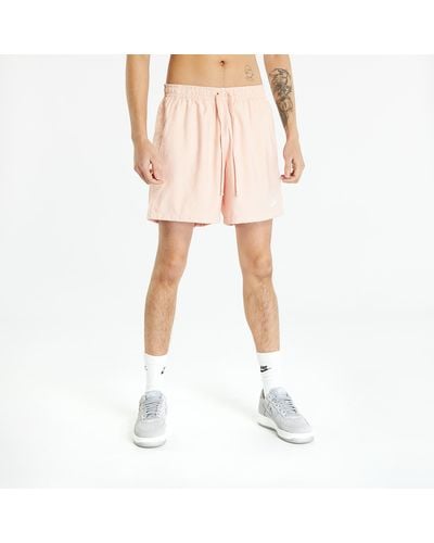 Nike Sportswear woven flow shorts arctic / white - Pink