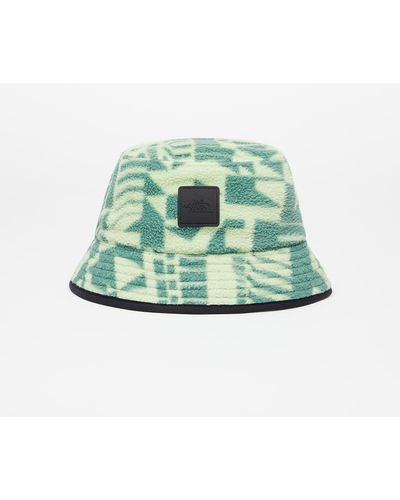 The North Face Fleeski Street Bucket Hat Misty Sage Irregular Geometry Print - Green