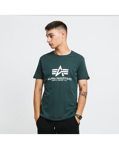up Sale to for 76% off Industries Alpha | T-shirts Lyst Men | Online