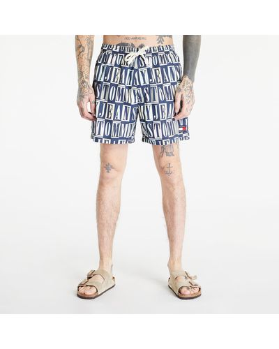 Tommy Hilfiger Aop Beach Shorts - Blauw