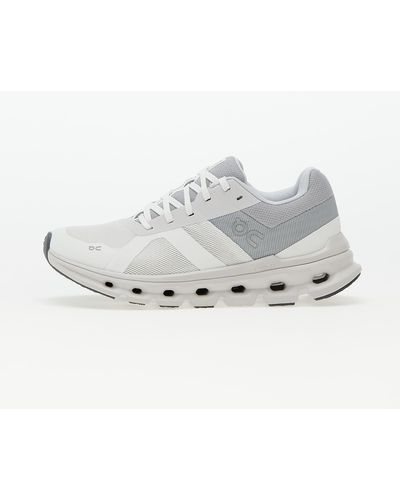 On Shoes W cloudrunner white/ frost - Bianco
