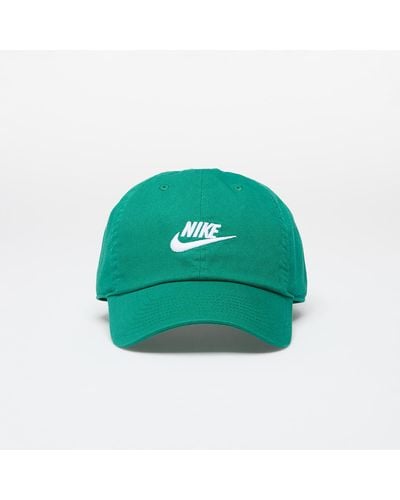Nike Club unstructured futura wash cap malachite/ white - Verde