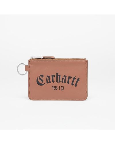 Carhartt Onyx zip wallet cognac/ black - Pink