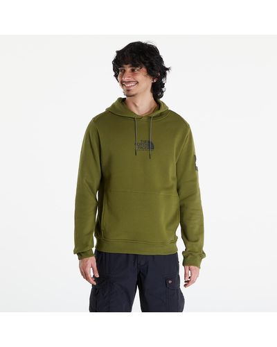 The North Face Logo-print Cotton Hoodie - Green