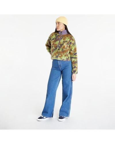The North Face Extreme Pile Pullover Utility Bronze/ Stippled Camo Print - Blue