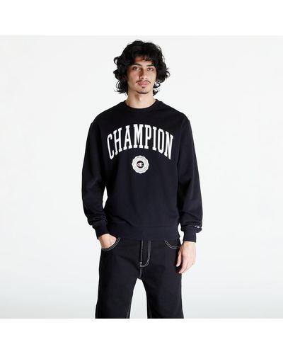 Champion Crewneck Sweatshirt Night Black - Blue