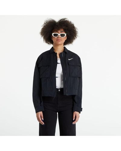 Nike Sportswear essential jacket - Bleu