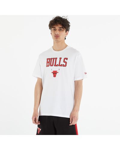 KTZ Chicago Bulls Nba Team Logo T-shirt / Front Door Red - White