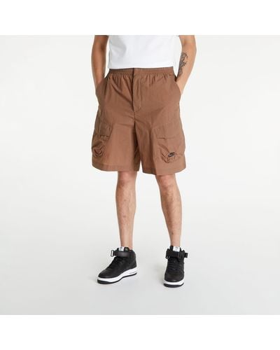 Nike Nsw te woven unlined utility shorts archaeo brown/ black/ black - Braun